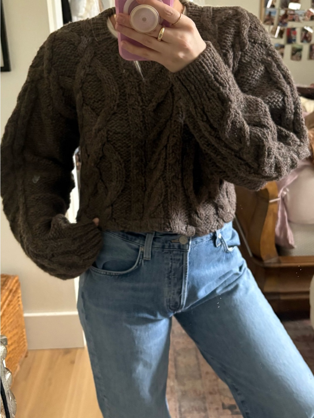 Ludlow Vintage Wool Sweater -cropped